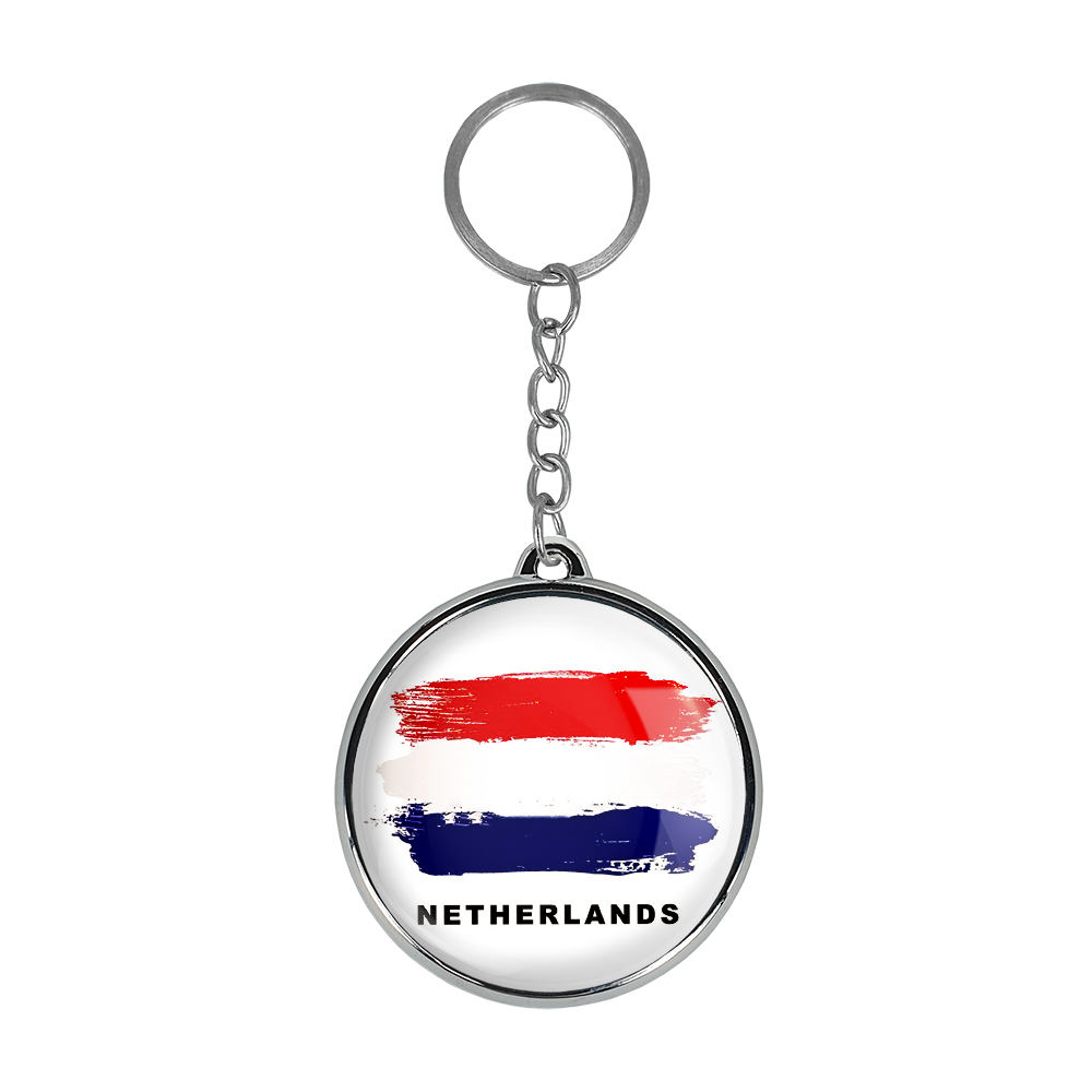 جاکلیدی خندالو طرح پرچم هلند مدل دوطرفه کد 2046920467