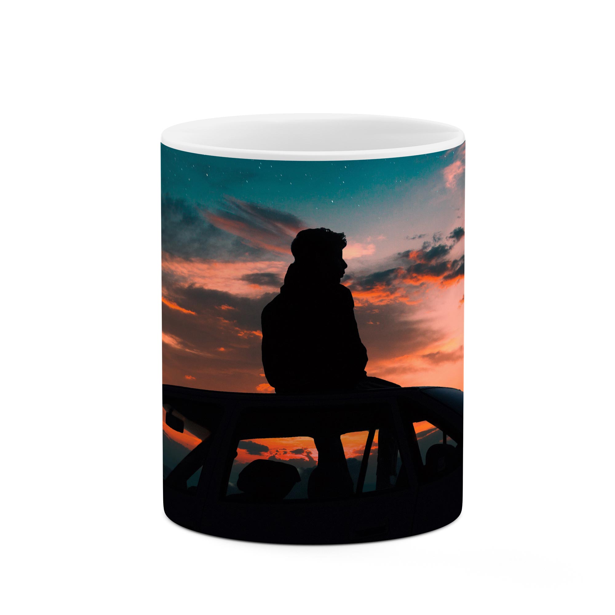 ماگ طرح پسر تنها مدل mgp01766