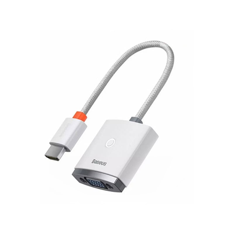 مبدل HDMI به VGA باسئوس مدل WKQX010002 طول 0.2 متر