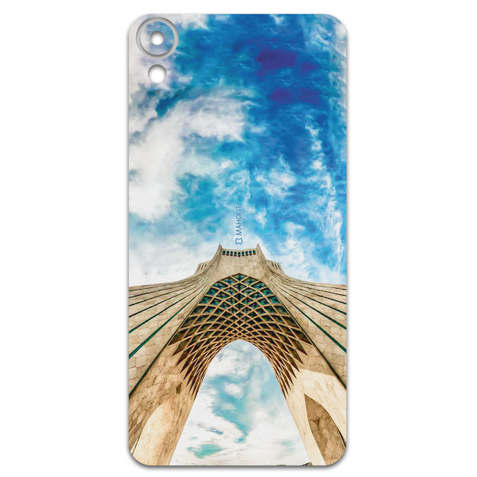 برچسب پوششی ماهوت مدل AZADI-Tower مناسب برای گوشی موبایل اچ تی سی Desire 10 Lifestyle