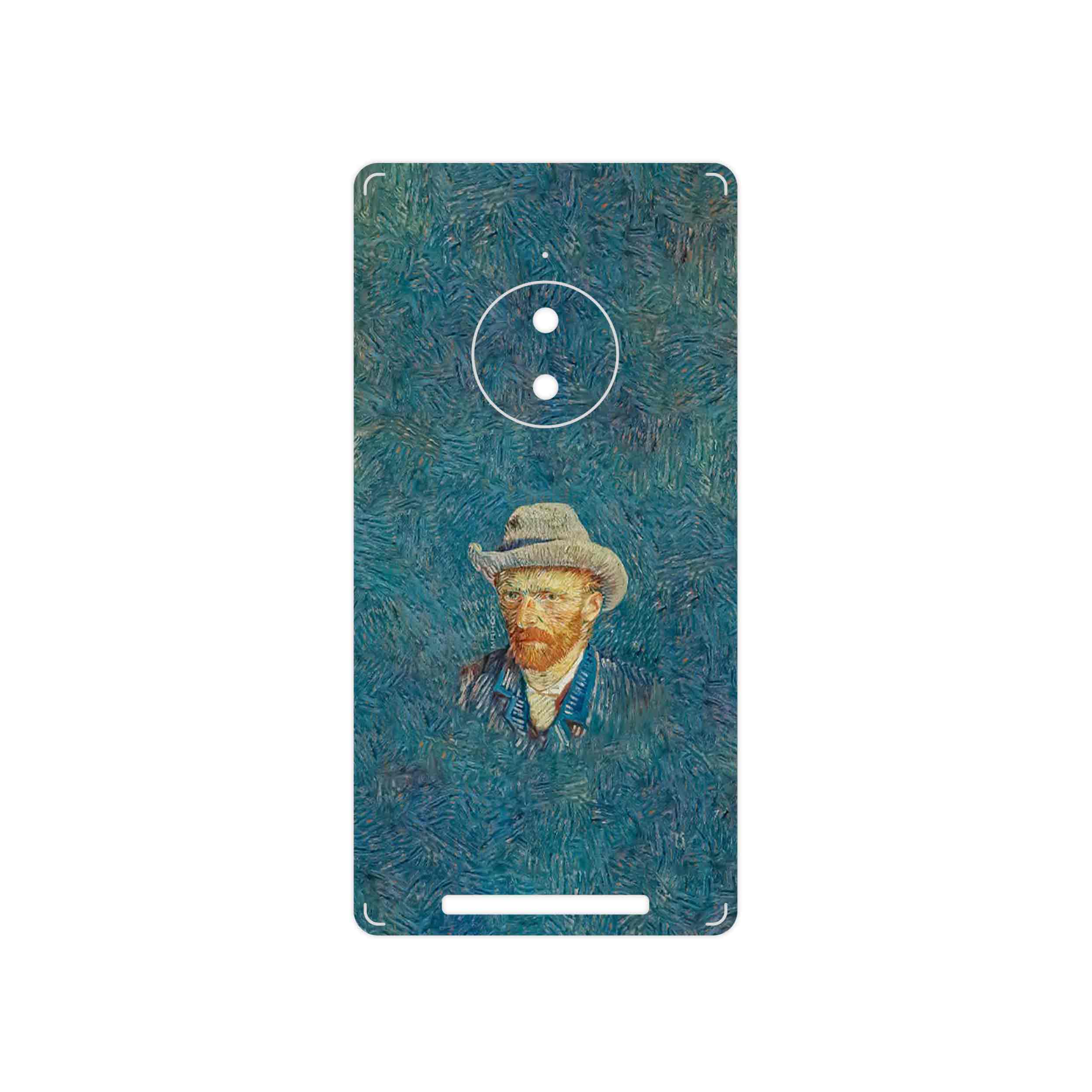 برچسب پوششی ماهوت مدل Self portrait with a gray felt hat مناسب برای گوشی موبایل نوکیا Lumia 830