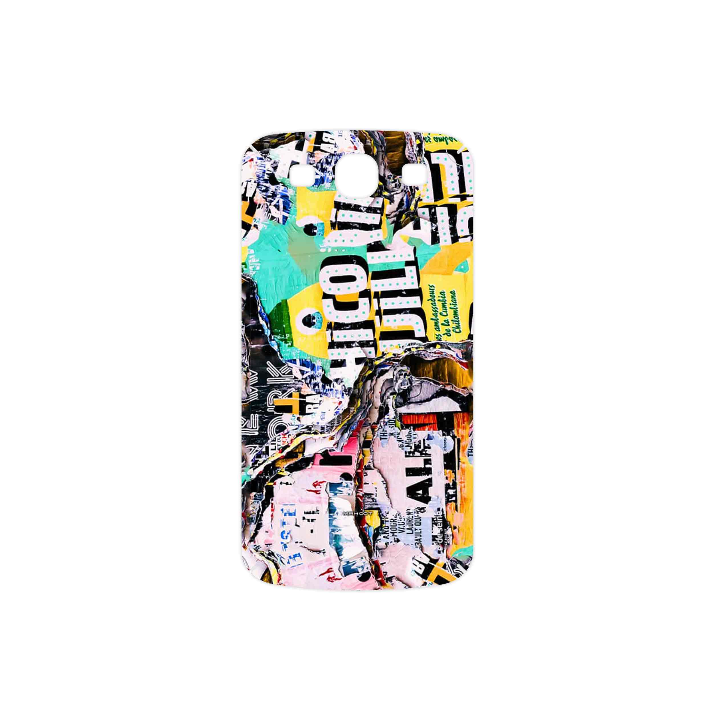 برچسب پوششی ماهوت مدل Collage of Teared Paper مناسب برای گوشی موبایل سامسونگ Galaxy S3 Neo