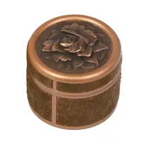 جعبه جواهرات چرم نگار طرح گل مدل CN-203159