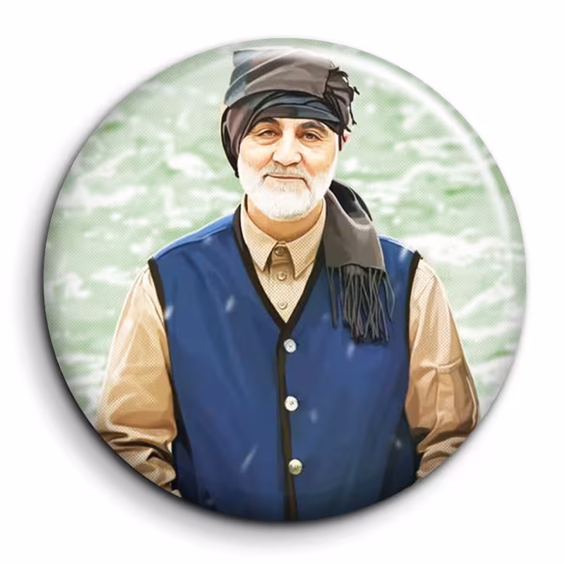پیکسل گالری باجو طرح سردار شهید حاج قاسم سلیمانی کد 26