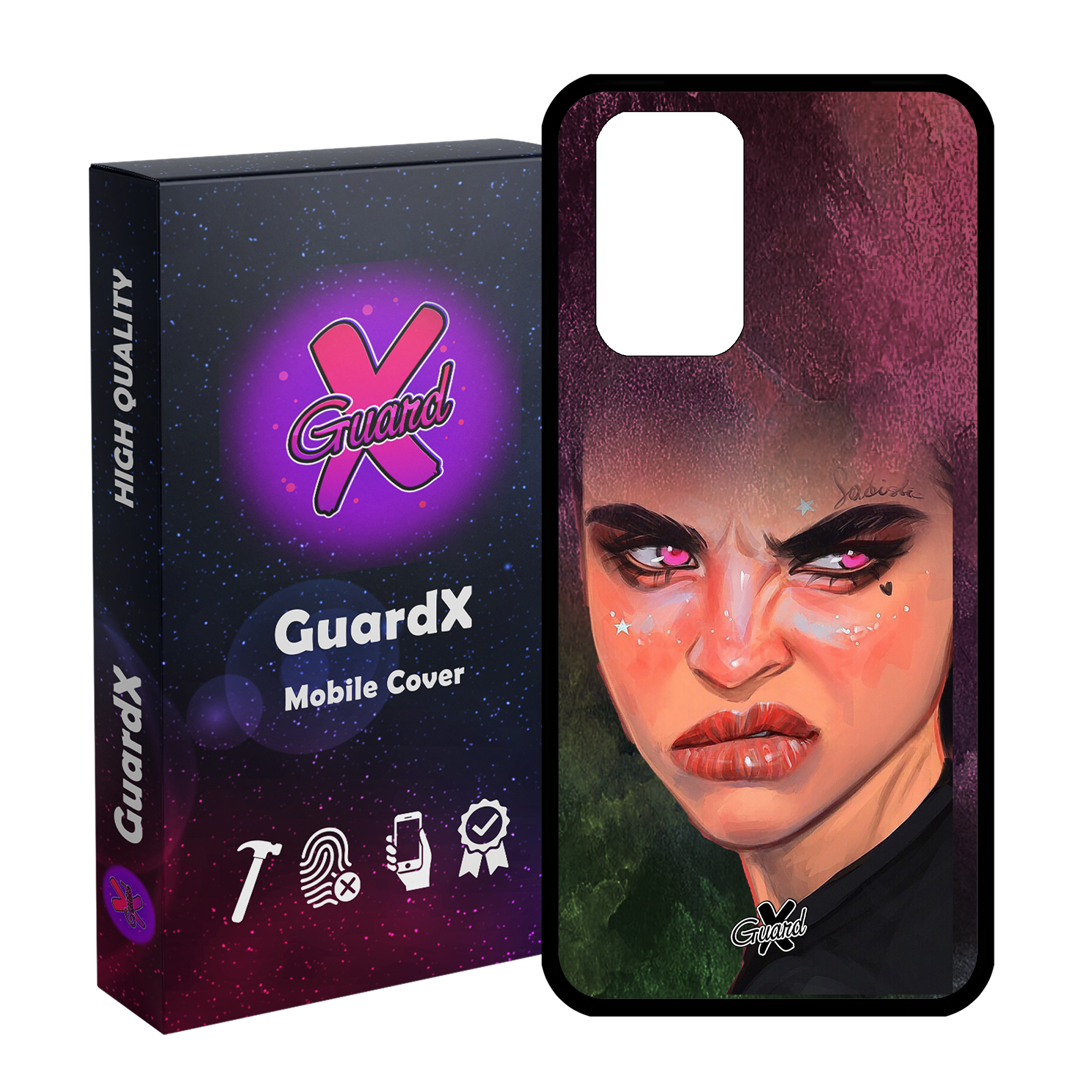 کاور گارد ایکس طرح Girl مدل Glass10260 مناسب برای گوشی موبایل شیائومی Redmi Note 10 Pro / Note 10 Pro Max