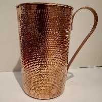 پارچ استوانه ای بزرگ مسی