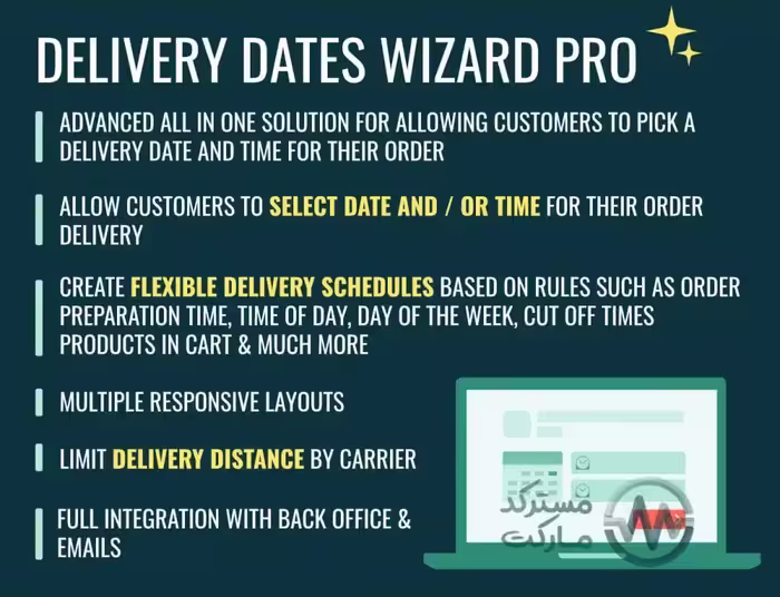 دانلود ماژول Delivery Dates Wizard Pro برای پرستاشاپ