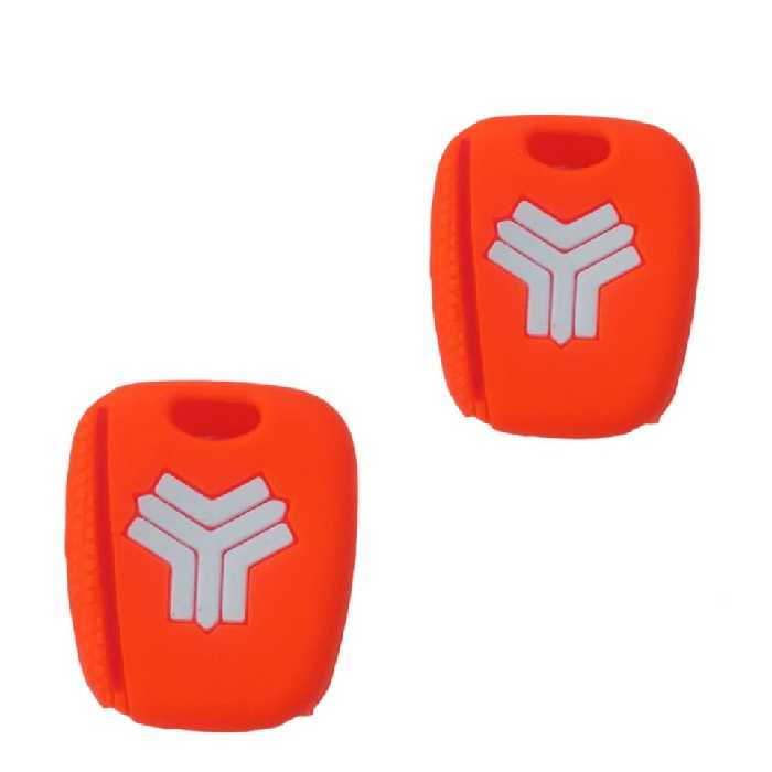 کاور سوییچ خودرو مدل سیلیکونی آجدار کد PRD2 مناسب برای پراید بسته 2‌ عددی