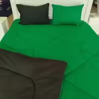 ست روتختی دو نفره دو رنگ سبز و مشکی برند ایپک
