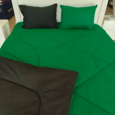 ست روتختی دو نفره دو رنگ سبز و مشکی برند ایپک