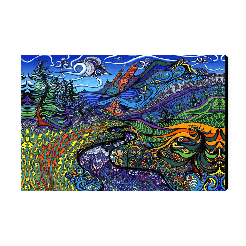 تابلو شاسی طرح بلک لایت مدل As575 | دنیای قاب