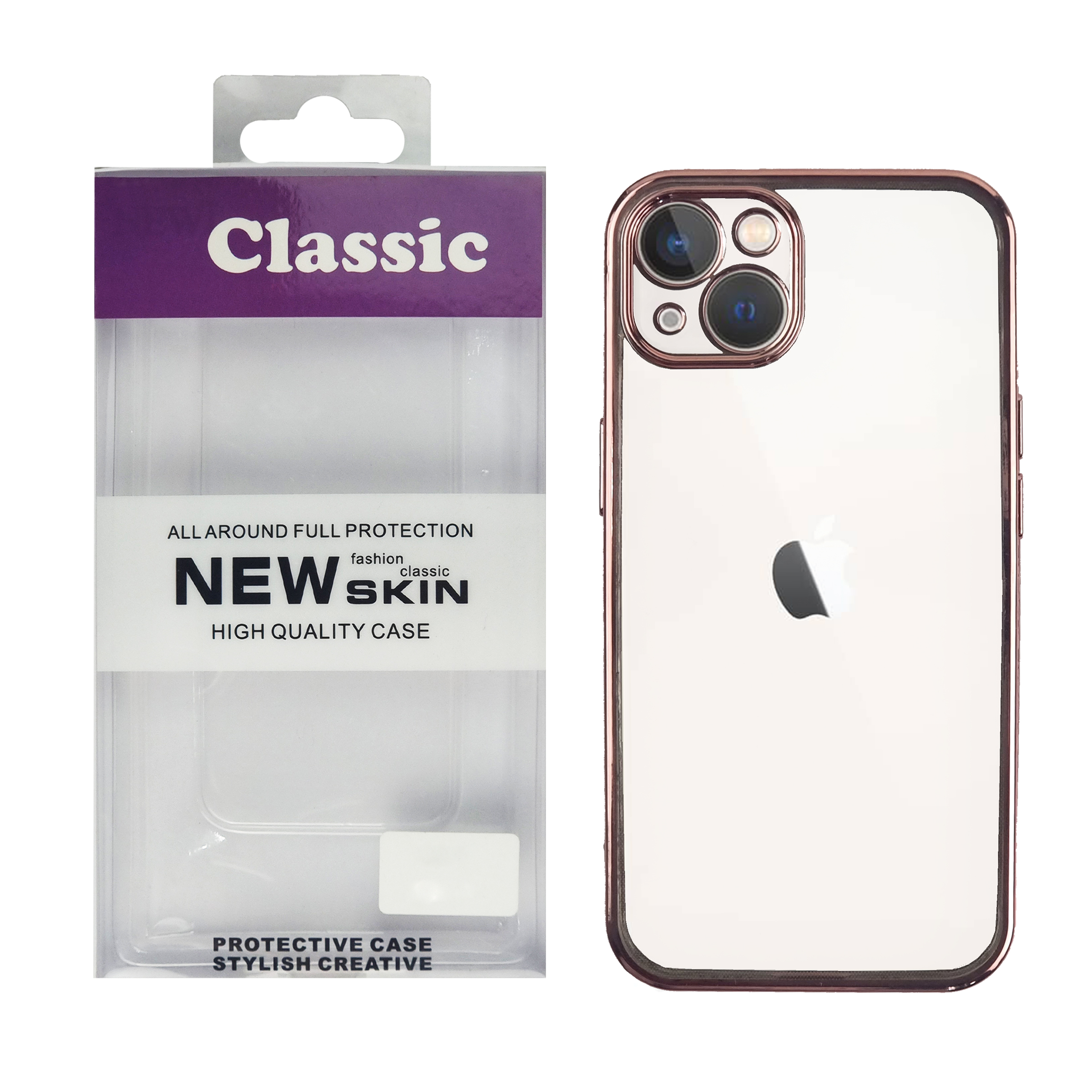 کاور کلاسیک مدل برجسته SKINNEW کد KHO240 مناسب برای گوشی موبایل اپل Iphone 13