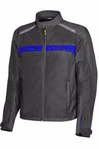 کاپشن موتورسوار مشکی مردانه سیاه موتور Scirocco Mont Neon Blue هیویک Hevik