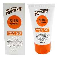 رینوزیت ضد آفتاب بی رنگ انواع پوست 50 میل SPF50 RENUZIT