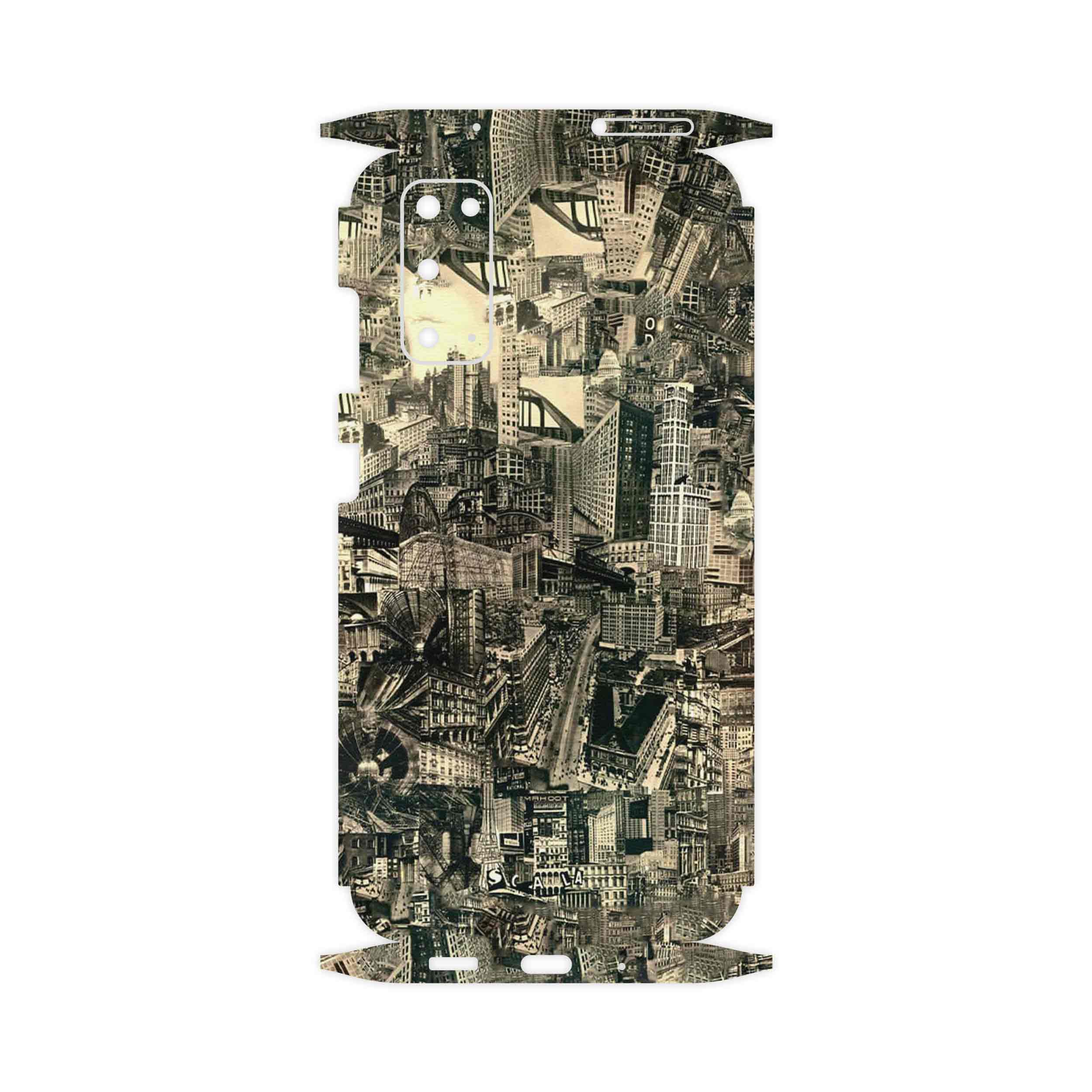برچسب پوششی ماهوت مدل Collage of Skyscraper-FullSkin مناسب برای گوشی موبایل سامسونگ Galaxy S20