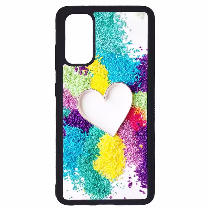 کاور طرح قلبی کد G-149 مناسب برای گوشی موبایل سامسونگ Galaxy S20 | دیجی قاب دونی