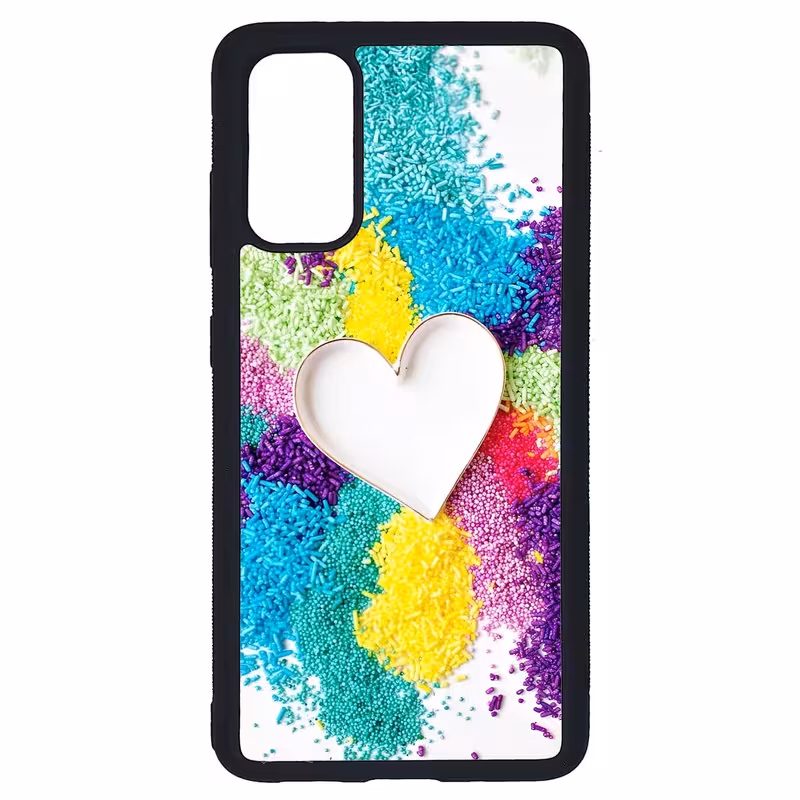 کاور طرح قلبی کد G-149 مناسب برای گوشی موبایل سامسونگ Galaxy S20 | دیجی قاب دونی