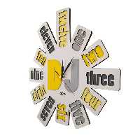 ساعت دیواری طرح دی جی مدل MC004B-G ساعت دیواری مدرن-ساعت دیواری کلاسیک-دکوراتیو