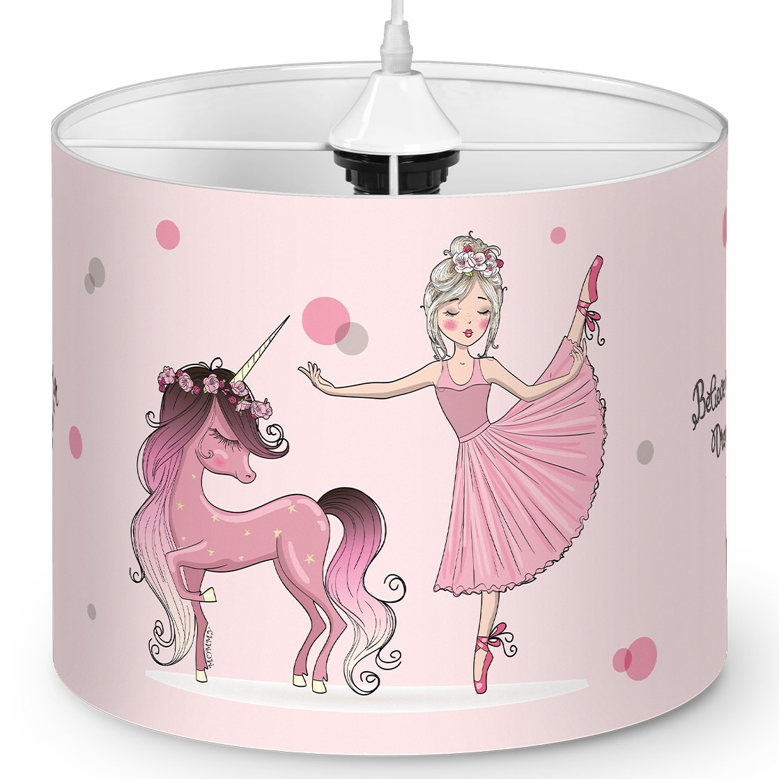 لوستر کودک   Mommy طرح یونیکورن وبالرین کد 2192