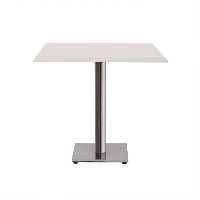 میز مربع پایه مربع چدنی استیل نظری