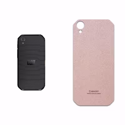 برچسب پوششی ماهوت مدل Rose Gold Leather مناسب برای گوشی موبایل کاترپیلار S41