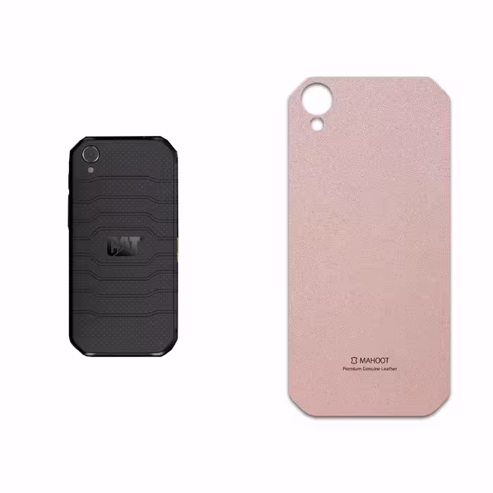 برچسب پوششی ماهوت مدل Rose Gold Leather مناسب برای گوشی موبایل کاترپیلار S41