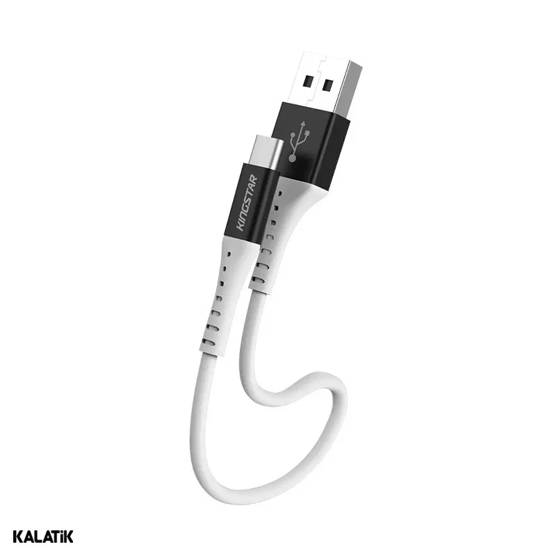کابل تبدیل USB Type-A به USB Type-C کینگ استار مدل K63C به طول 0.25 متر