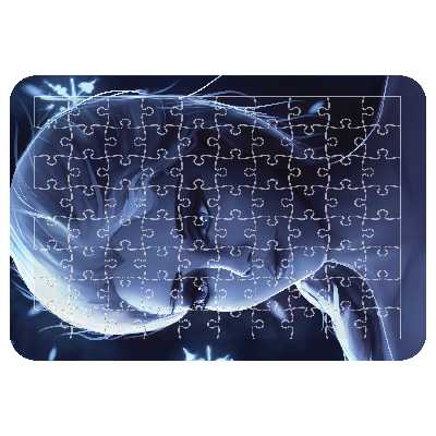 پازل 54 تکه اطلس آبی مدل P1293