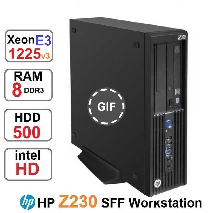 مینی کیس HP Z230 WorkStation Xeon E3 1225 رم8