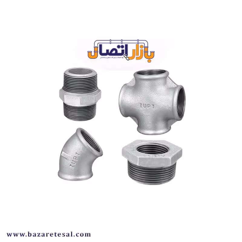 لیست قیمت اتصالات گالوانیزه توپی برزیلی   مشخصات فنی