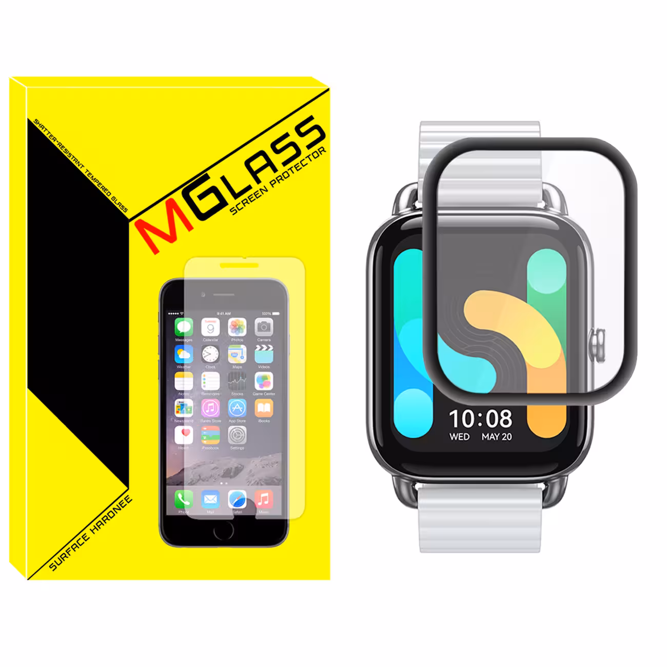 محافظ صفحه نمایش نانو ام گلس مدل NMG مناسب برای ساعت هوشمند هایلو RS4 Plus
