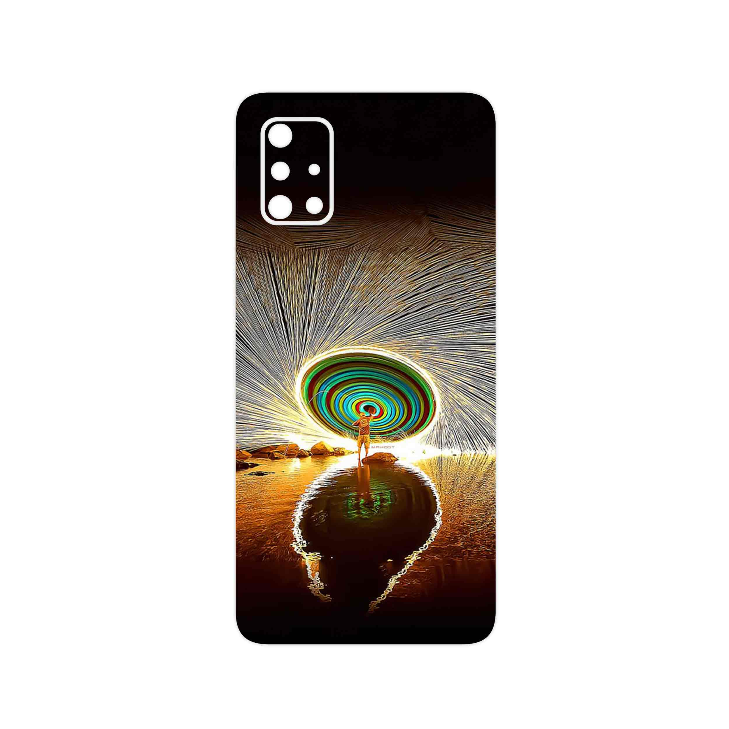 برچسب پوششی ماهوت مدل Night Light Fountain مناسب برای گوشی موبایل سامسونگ Galaxy A71