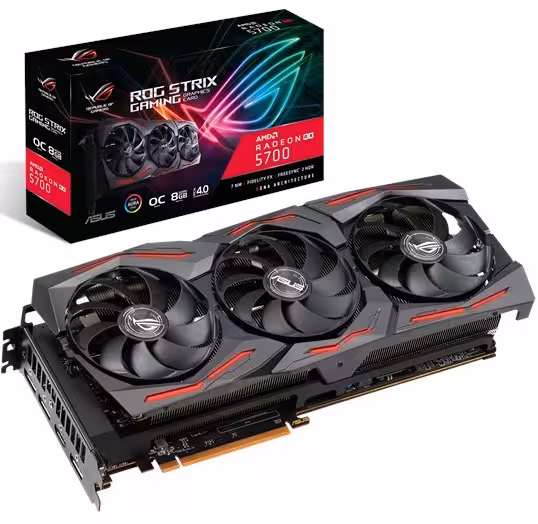 کارت گرافیک ایسوس مدلROG-STRIX-RX5700-O8G-GAMING  با حافظه 8 گیگابایت