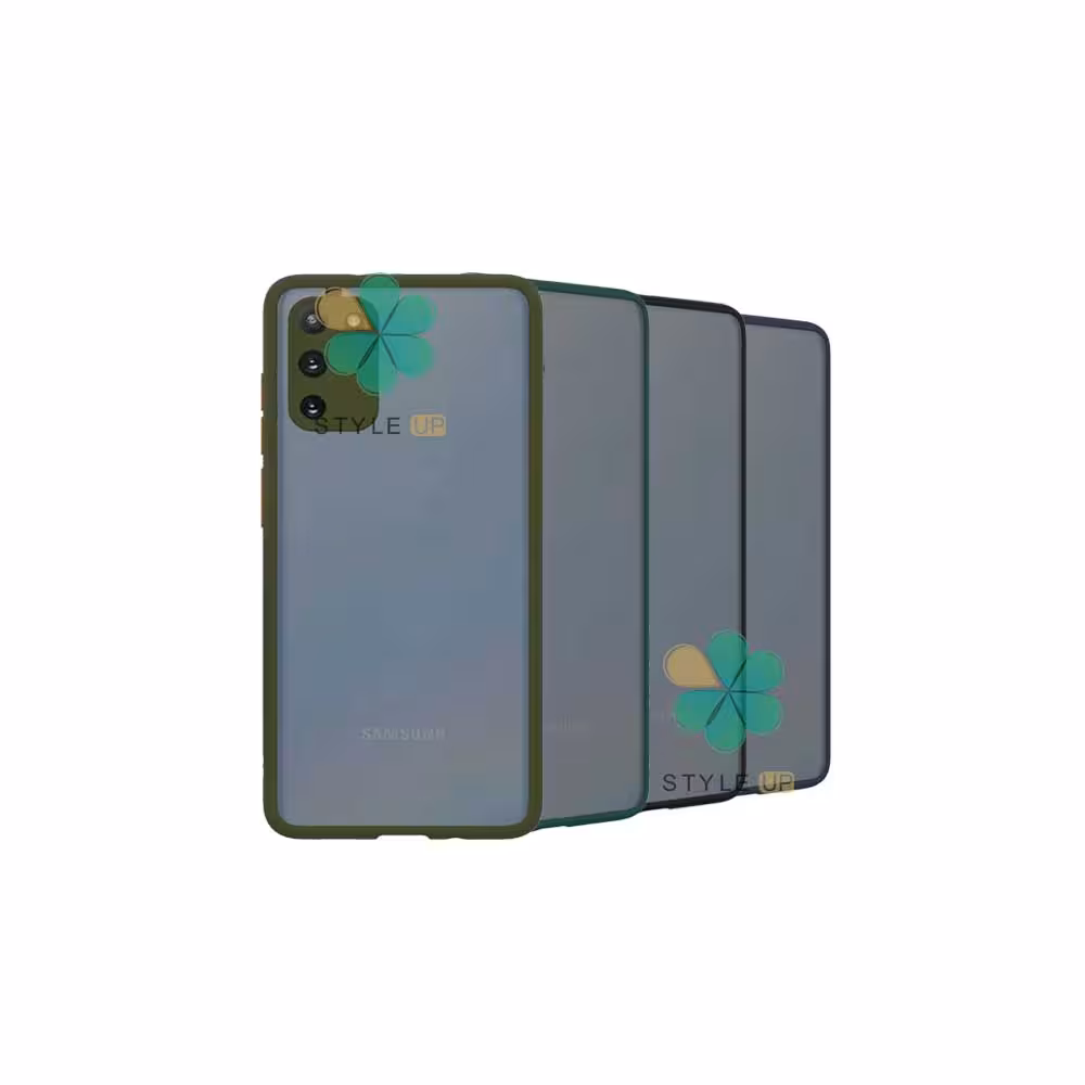 قاب گوشی سامسونگ Galaxy A03s مدل پشت مات محافظ لنزدار