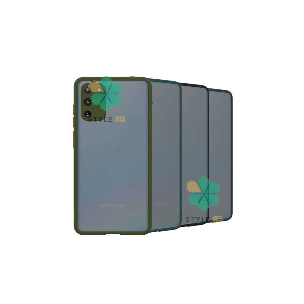 قاب گوشی سامسونگ Galaxy A03s مدل پشت مات محافظ لنزدار