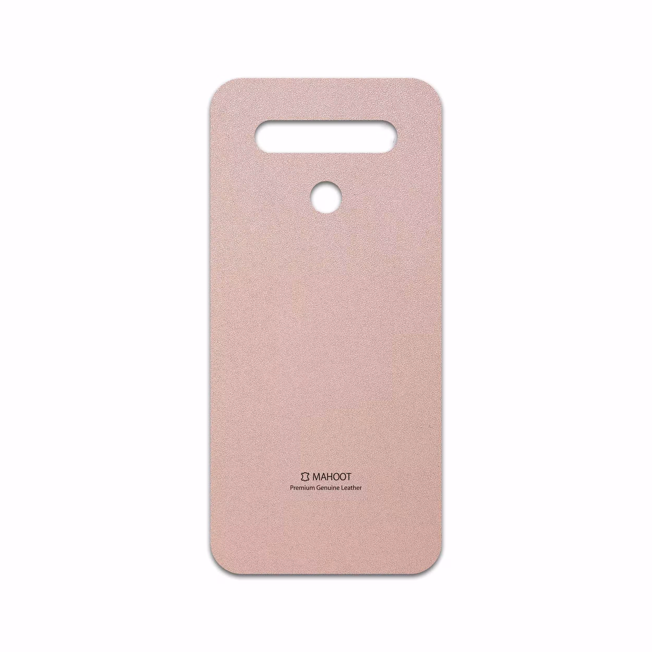 برچسب پوششی ماهوت مدل Rose Gold Leather مناسب برای گوشی موبایل ال جی K41s