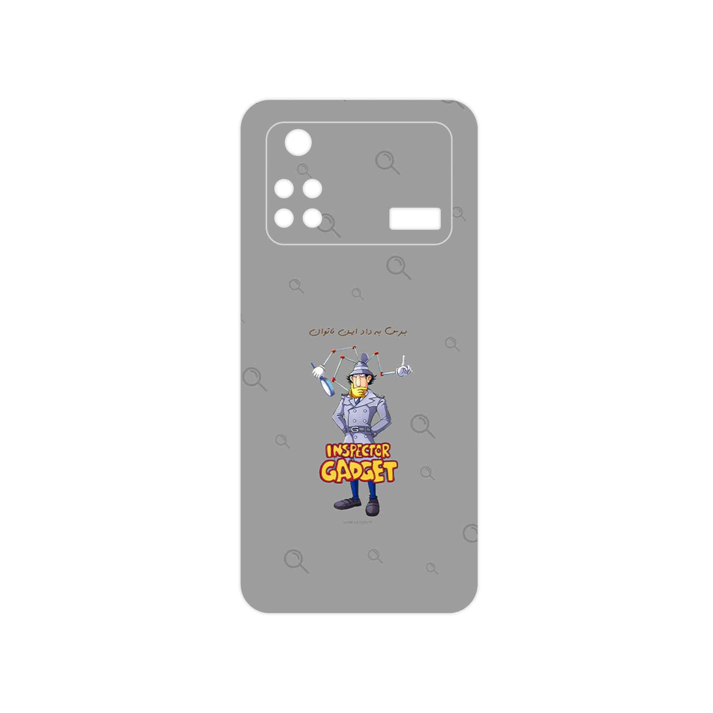 برچسب پوششی ماهوت مدل Inspector Gadget مناسب برای گوشی موبایل شیائومی Poco M4 Pro 4G