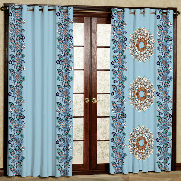 پرده مدل چاپی هازان پانچی کد 229 سایز 200x140 سانتی متر