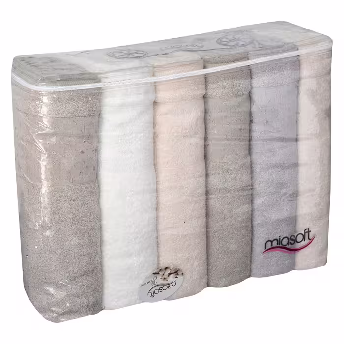 حوله حمام میاسافت مدل M-95340 سایز 70x140 سانتی متر