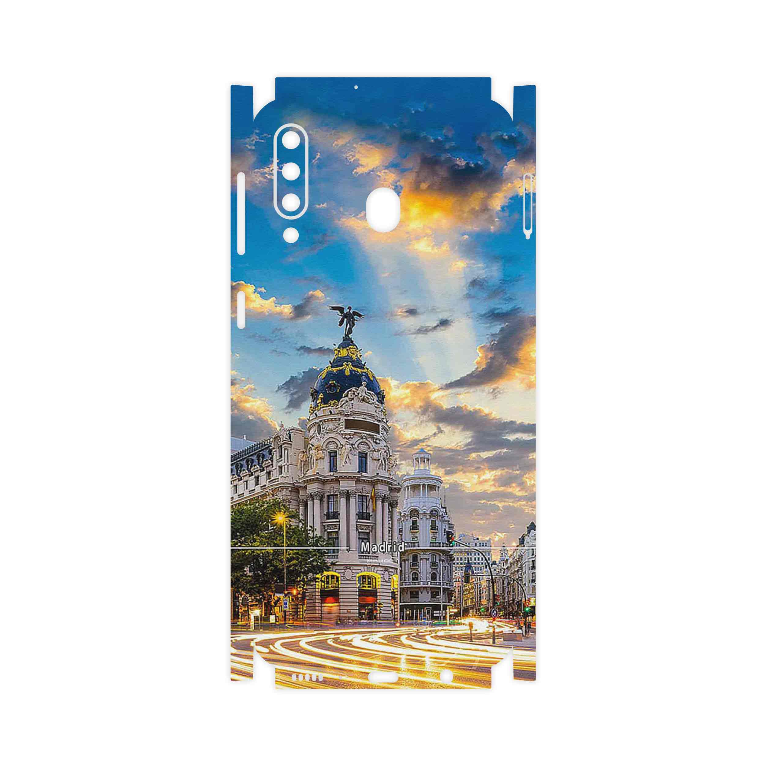 برچسب پوششی ماهوت مدل City of Madrid-FullSkin مناسب برای گوشی موبایل سامسونگ Galaxy M30
