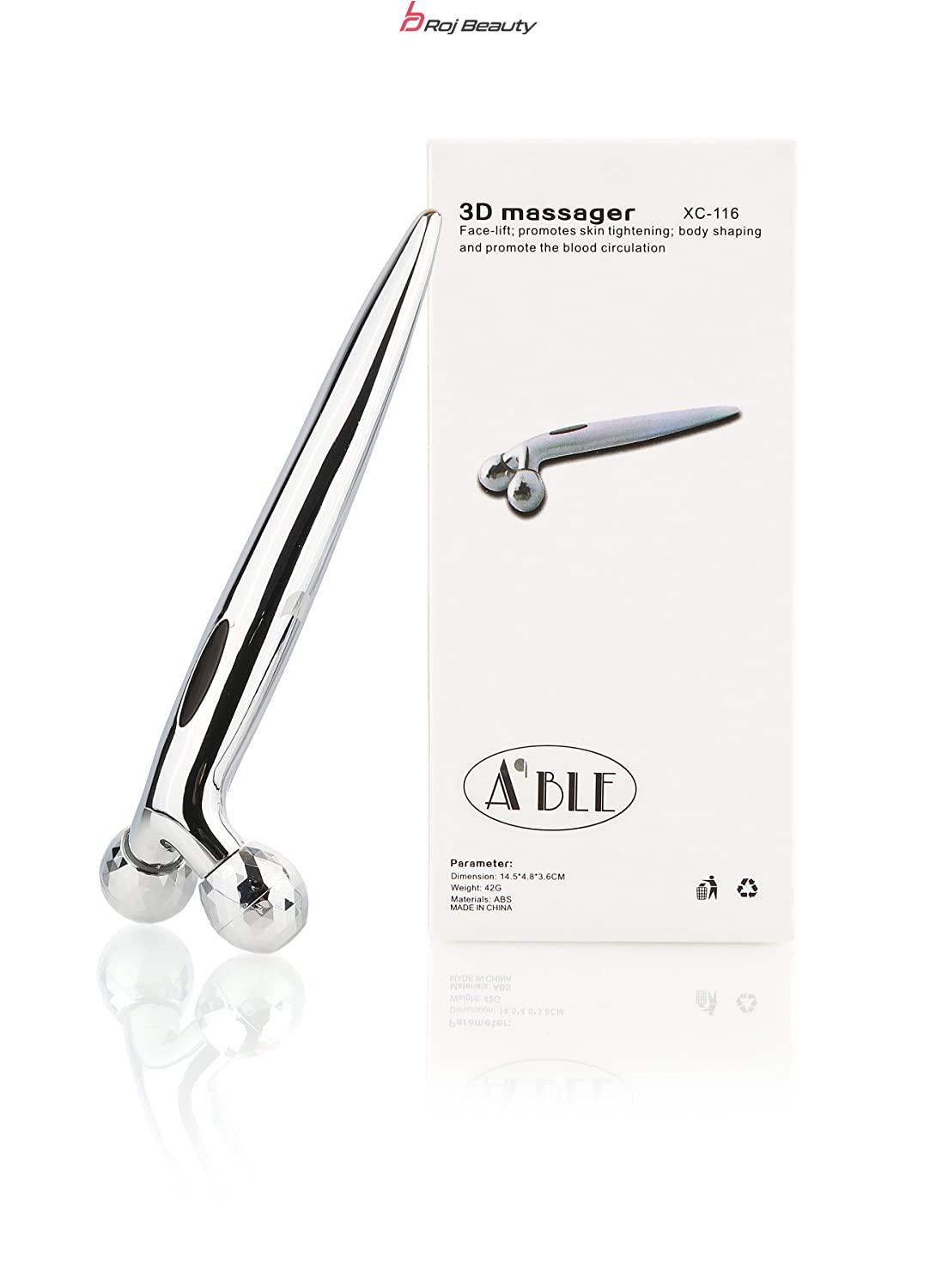 ماساژور دستی 3D صورت و بدن با قابلیت چرخش360درجه مدلZL-116massager