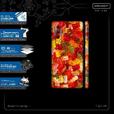 برچسب پوششی ماهوت مدل Gummi candy 1-FullSkin مناسب برای گوشی موبایل شیائومی Redmi K40 Gaming