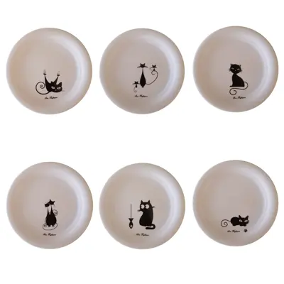 پیش دستی سارا باقرپور مدل Cat B بسته 6 عددی 