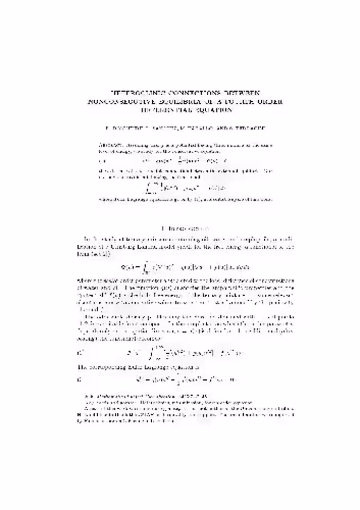 خرید و دانلود نسخه کامل کتاب Heteroclinic connections between nonconsecutive equilibria of a fourth order differential equation