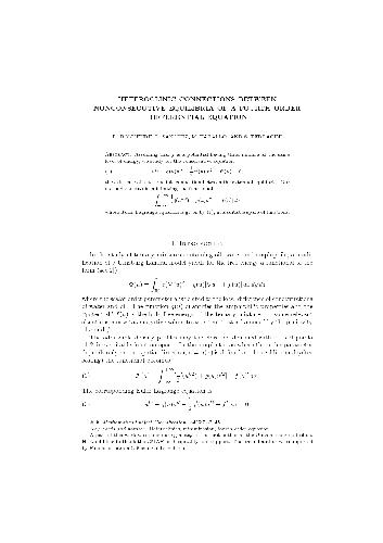خرید و دانلود نسخه کامل کتاب Heteroclinic connections between nonconsecutive equilibria of a fourth order differential equation