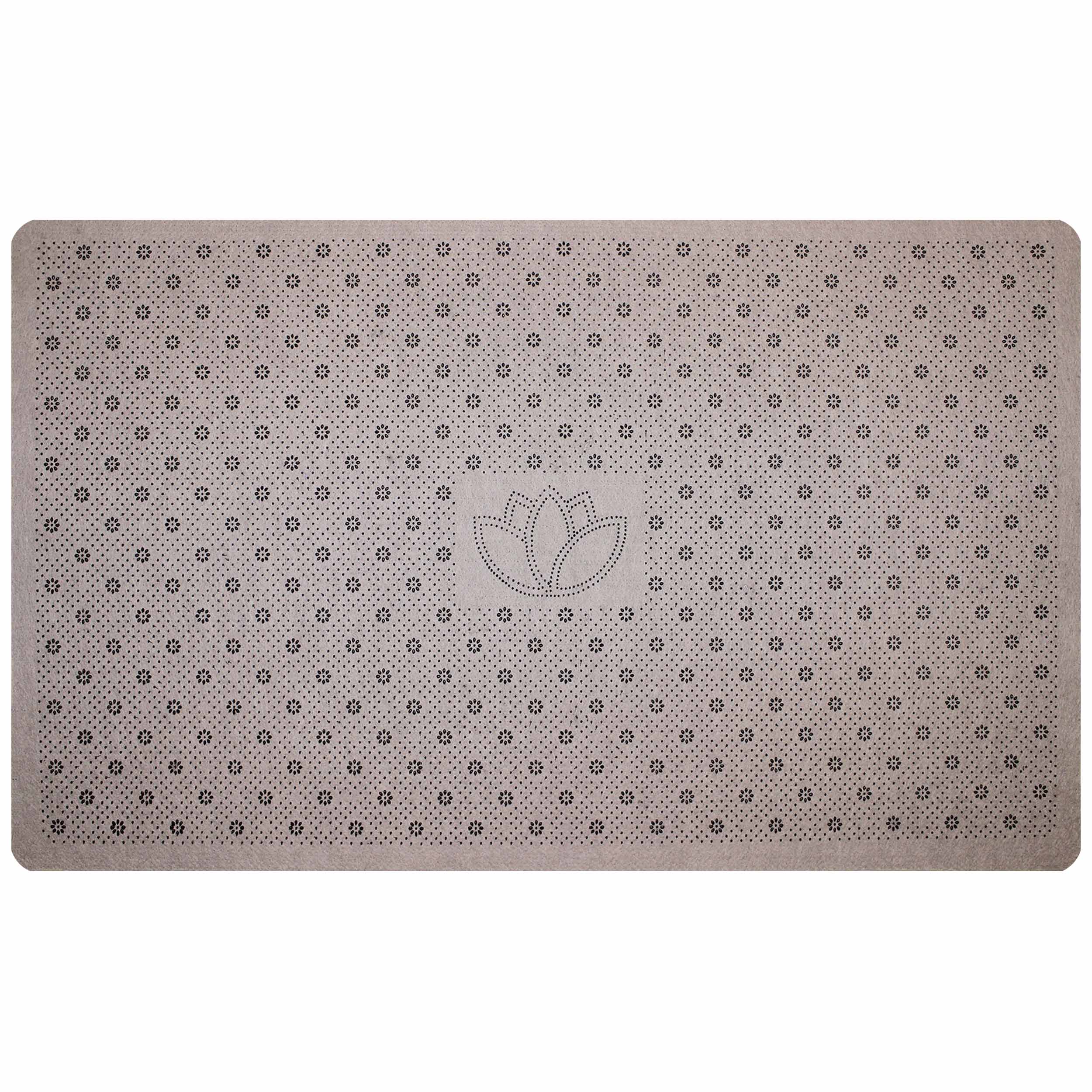 آبگیر کنار سینک مدل سه لایه رویه مخمل طرح گل کد 2505