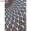 رومیزی قلمکار ممتاز اصفهان اثر عطريان طرح شیخ لطف اله مدل G124سایز 100*150 سانتی متر