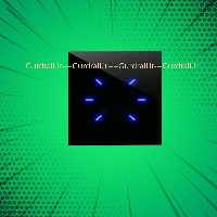 کلید هوشمند لمسی 6 پل HBB | گاردریل