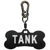 پلاک شناسایی سگ مدل Tank