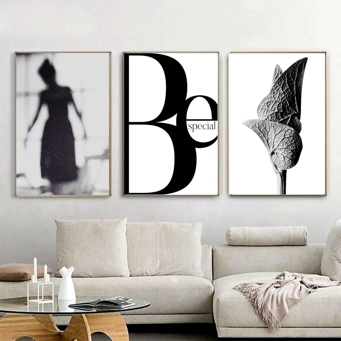 تابلو دکوراتیو مدل TC50 مجموعه 3 عددی